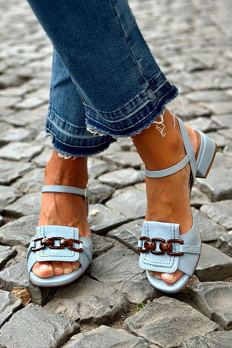 Azul | Sandalias Elegancia Costera