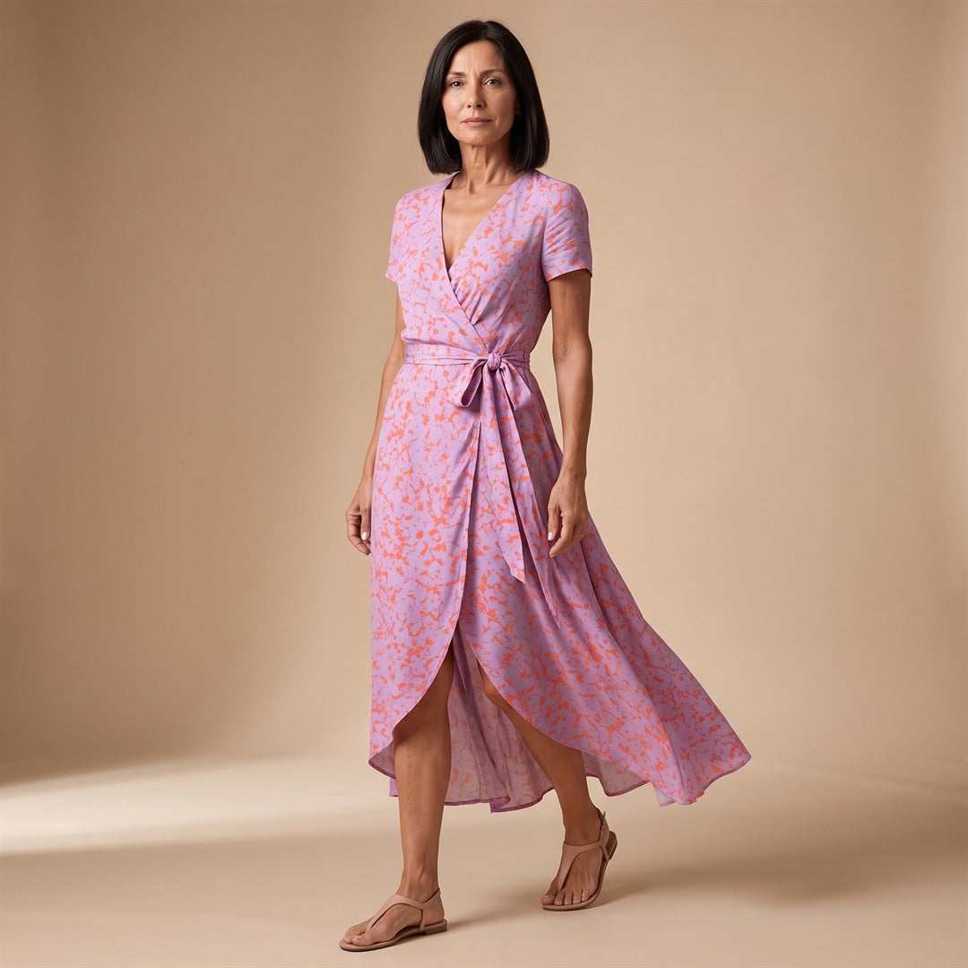 Emilia | Vestido Elegante con Escote en Pico