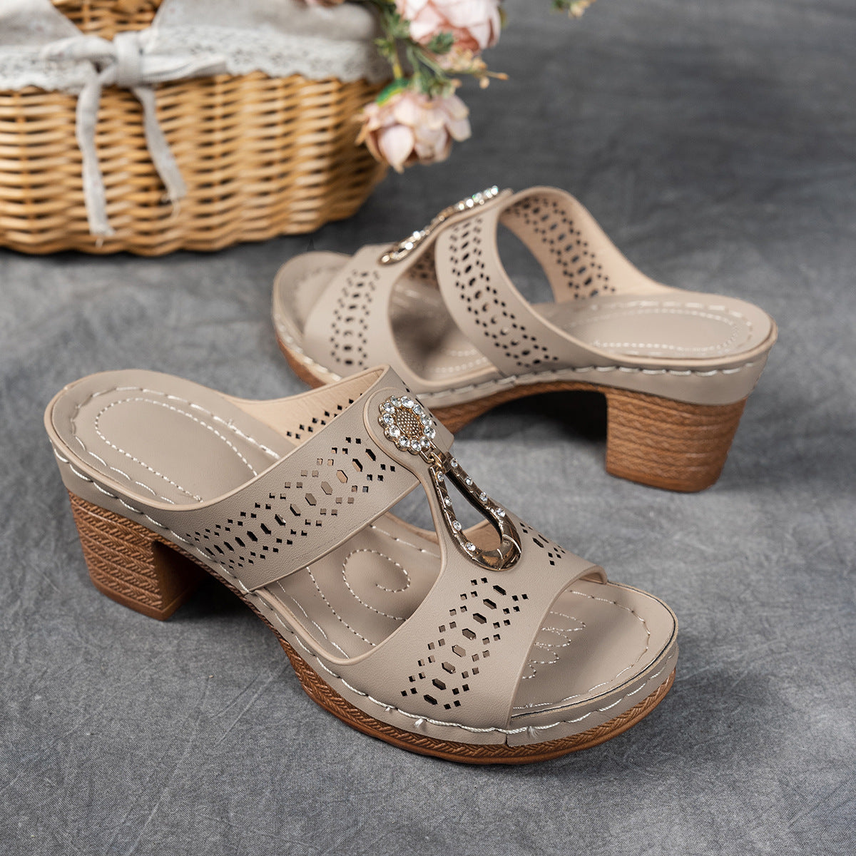 Isabella™ | Sandalias de tacón alto ortopédicas para mayor comodidad
