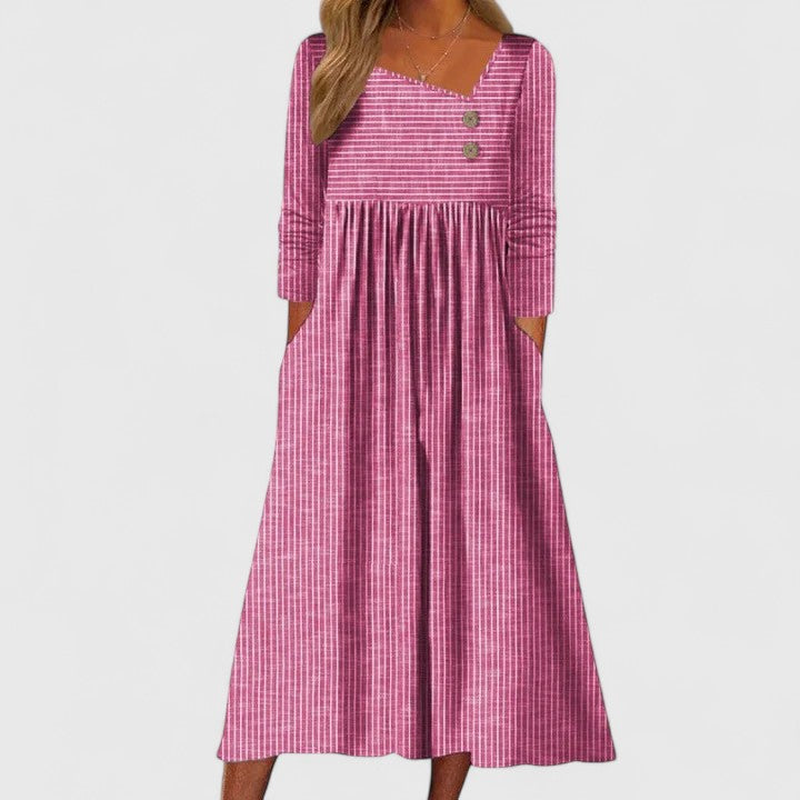 Inés | Vestido midi elegante