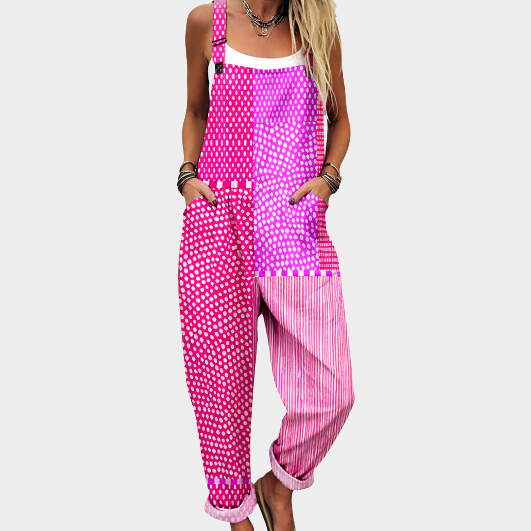 Un cómodo peto estampado