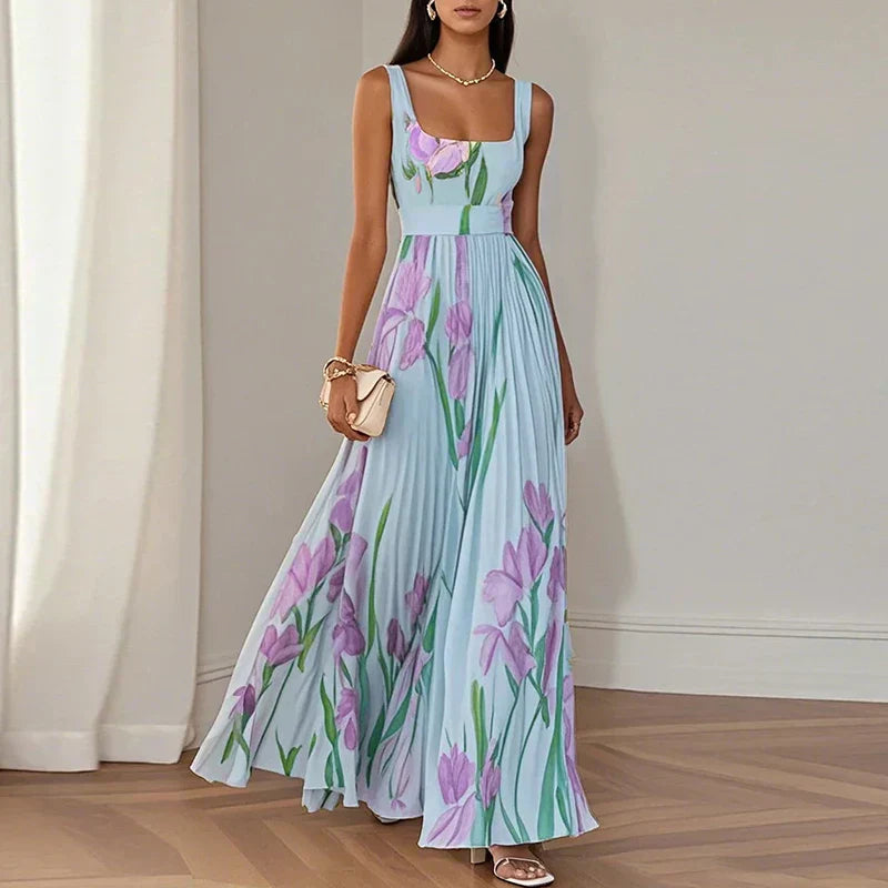 Oriana | Maxivestido Floral Corte en A