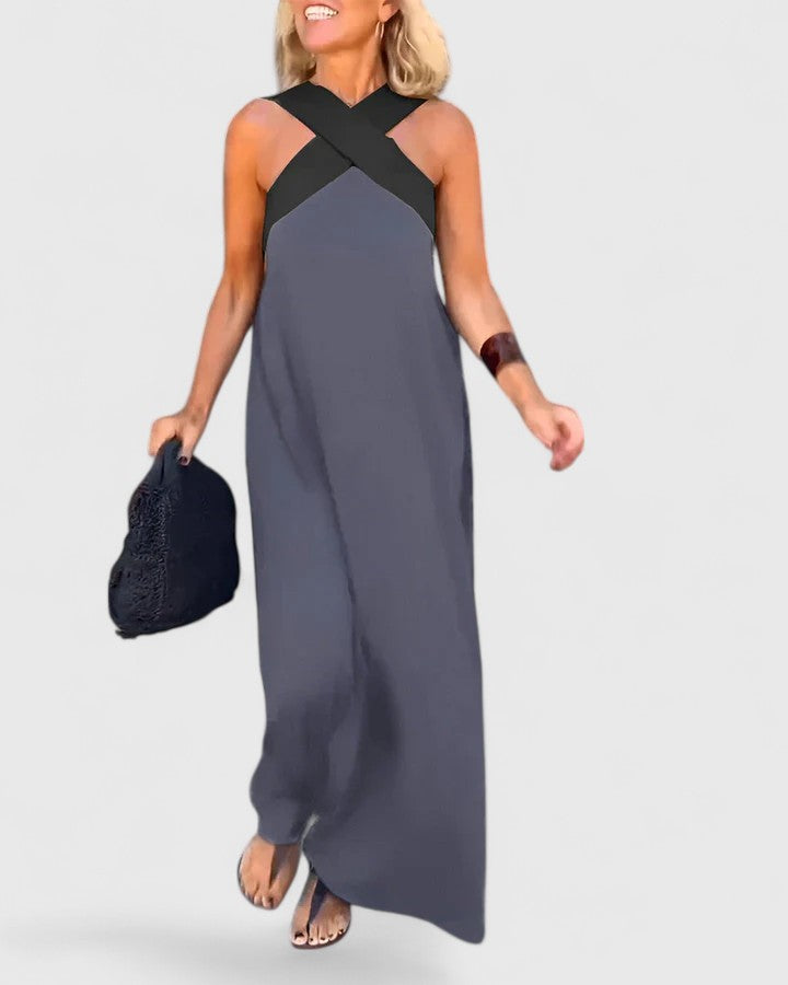 Beatriz | Vestido elegante de espalda cruzada