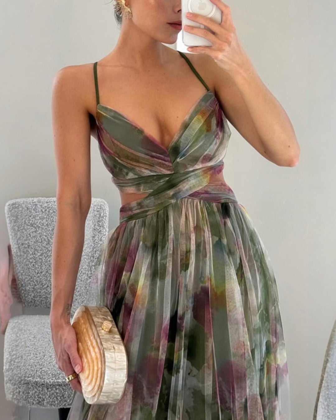 Gisela | Maxivestido con Estampado Floral