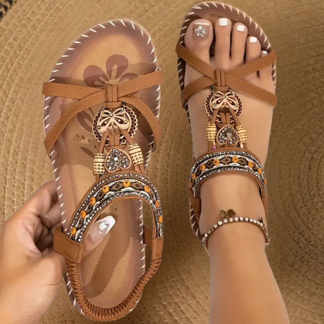 Delia | Sandalias ortopédicas estilo Ibiza