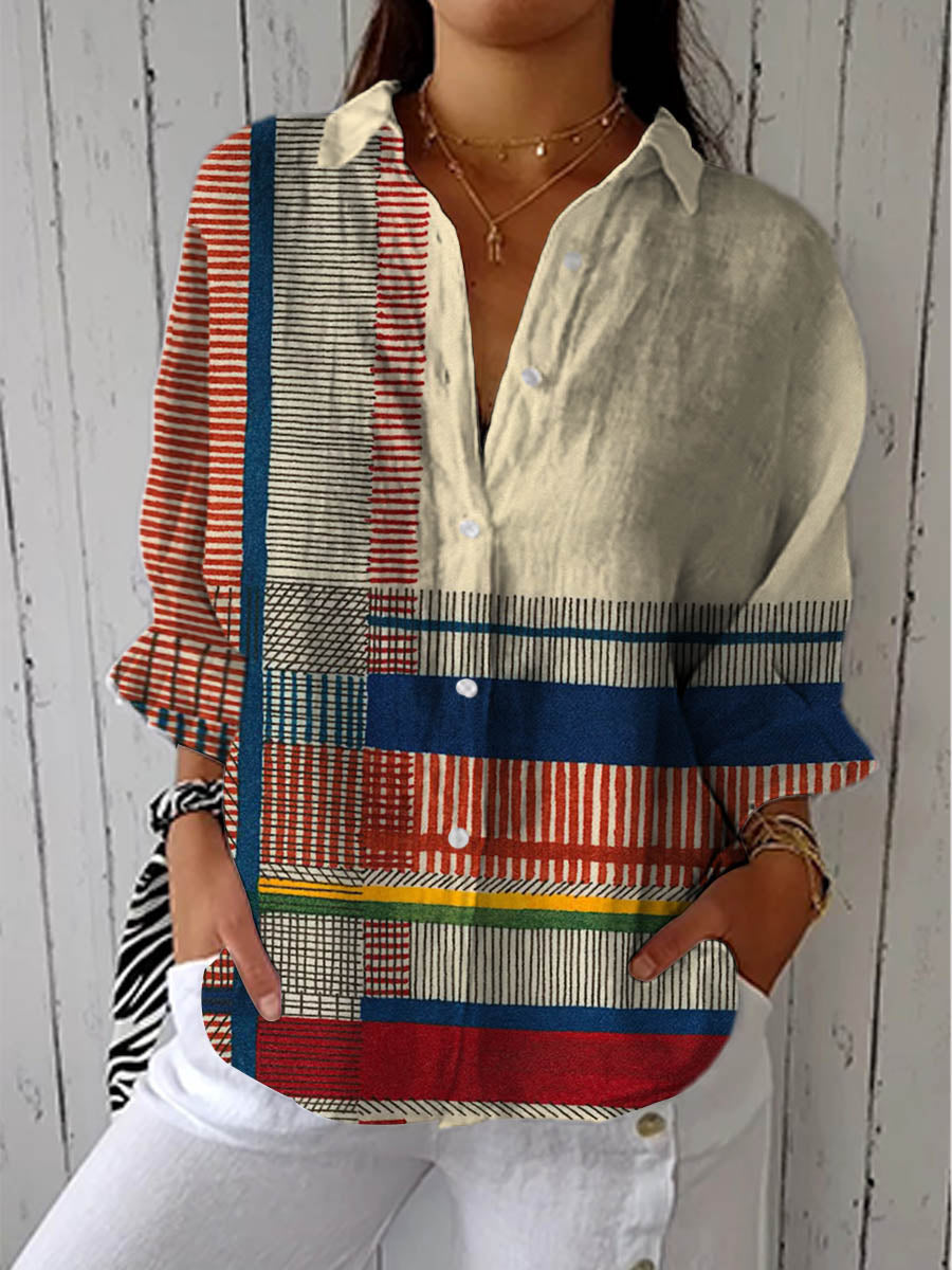 Alicia | Blusa de estampado artístico