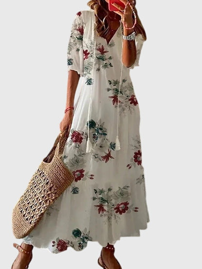 Rocío | Vestido boho vintage de verano