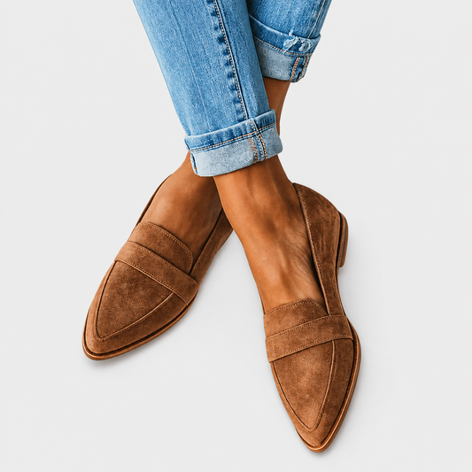 Elena | Zapatillas ortopédicas de ante suave