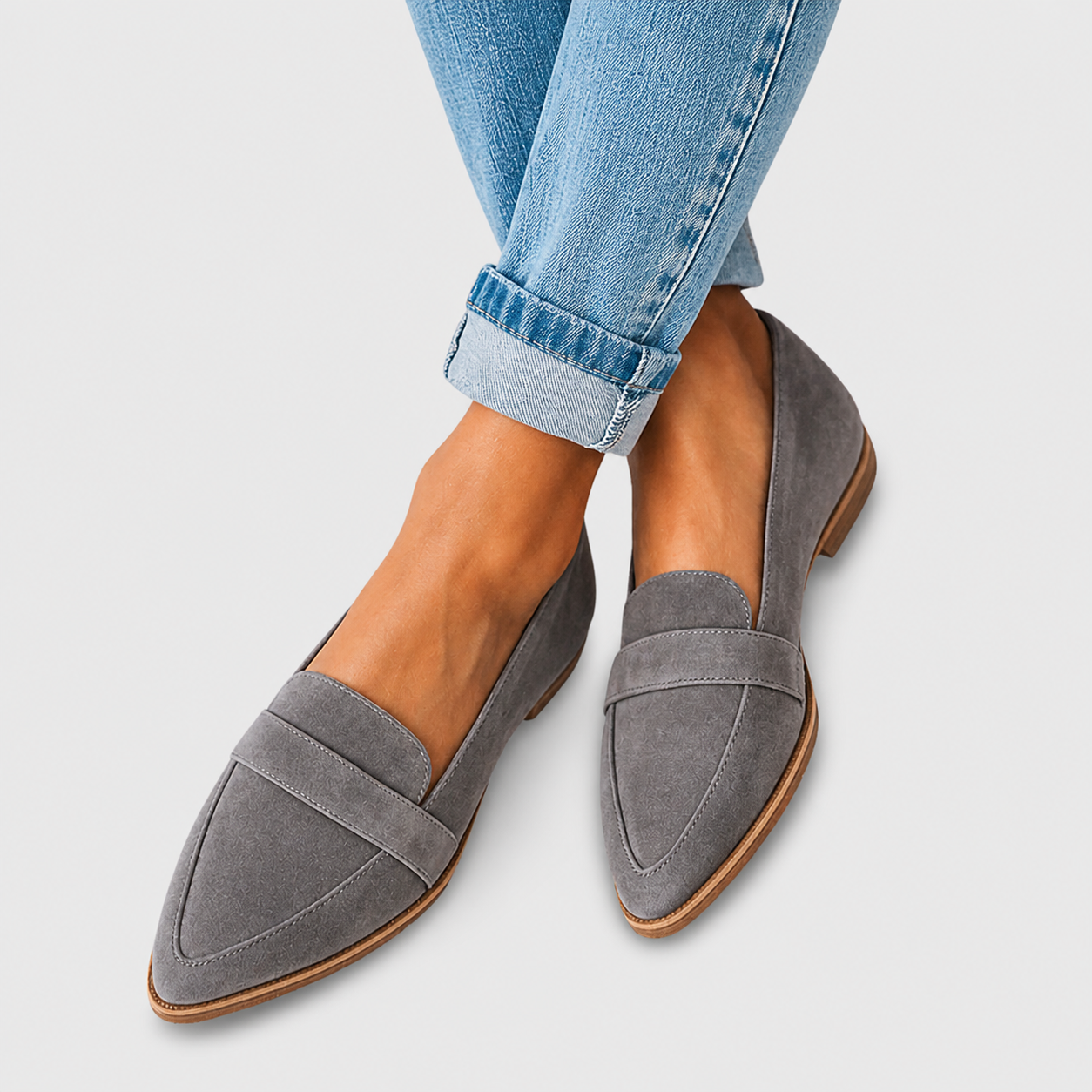 Elena | Zapatillas ortopédicas de ante suave