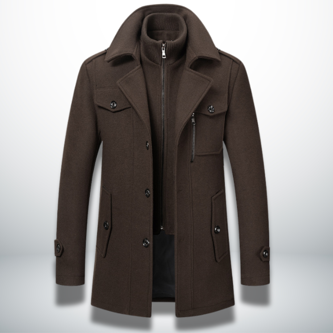 Laure™: el abrigo de invierno elegante y cómodo para hombre