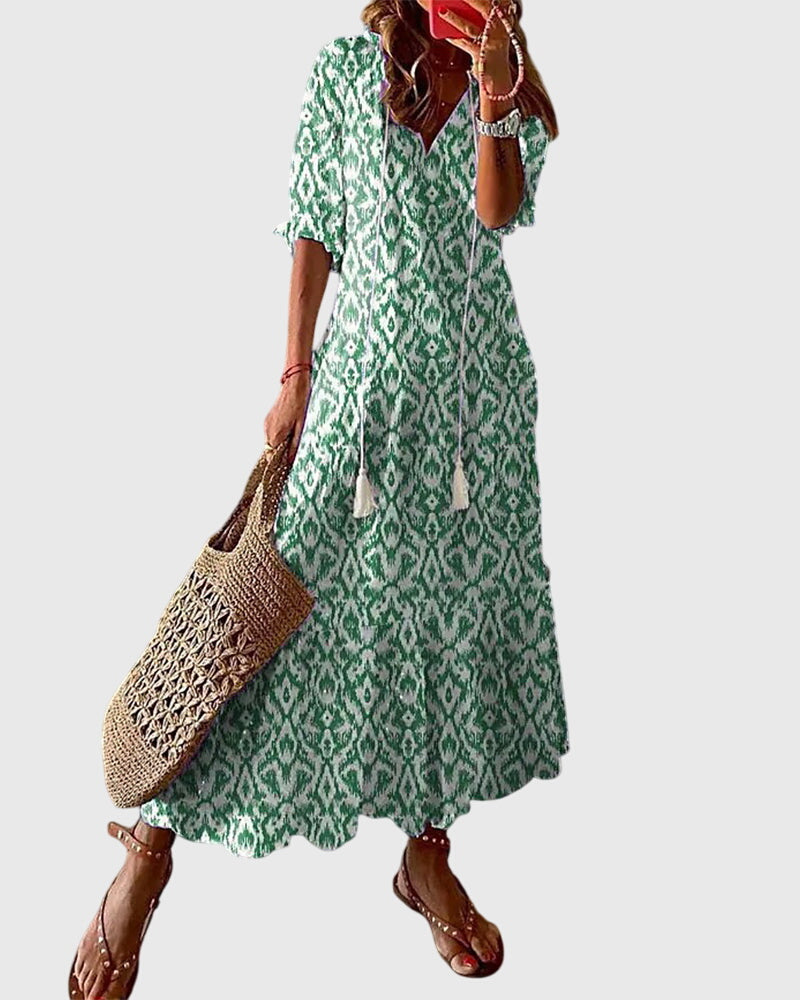 Rocío | Vestido boho vintage de verano