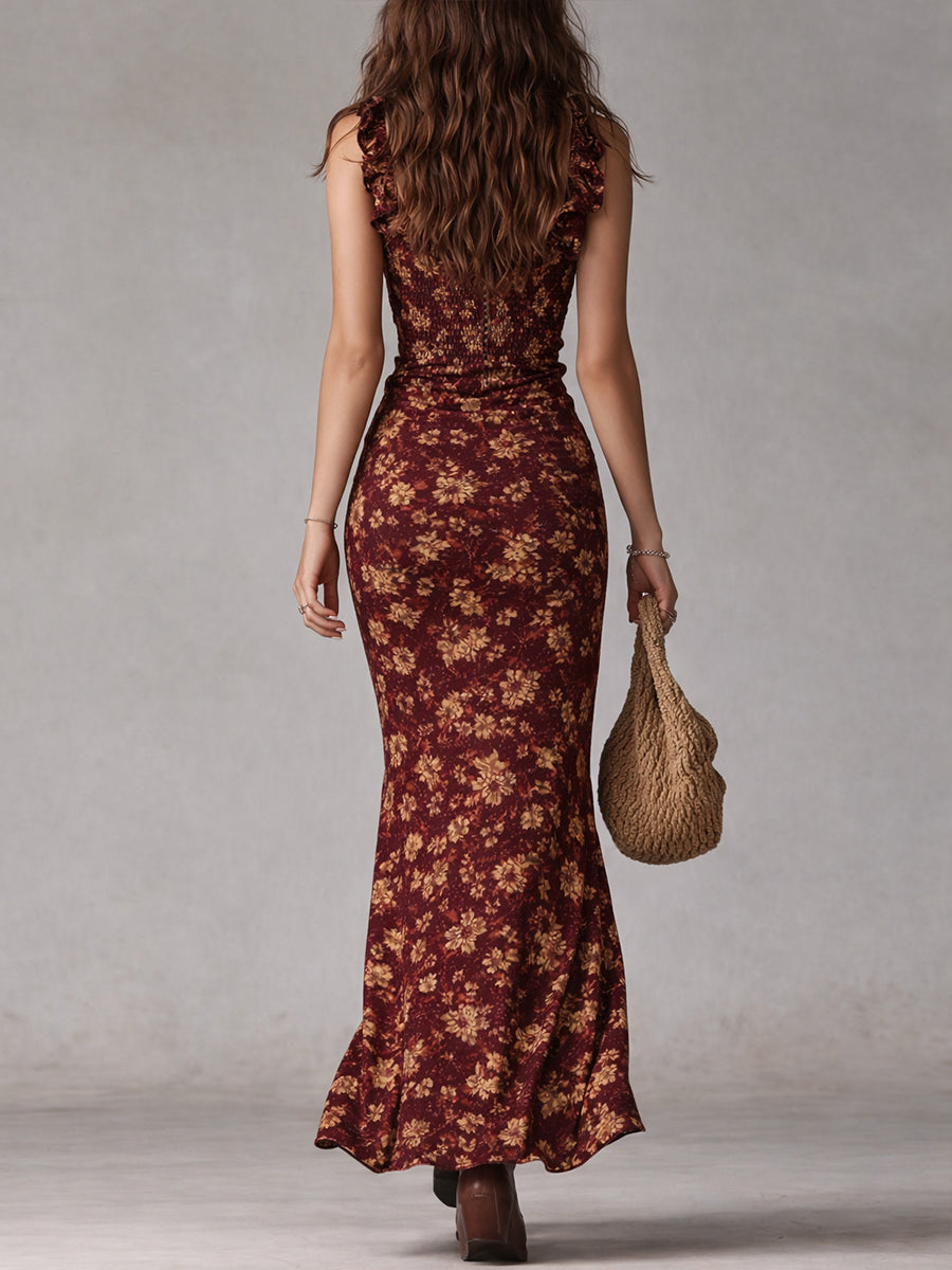 Mayte | Vestido Largo Elegante Retro