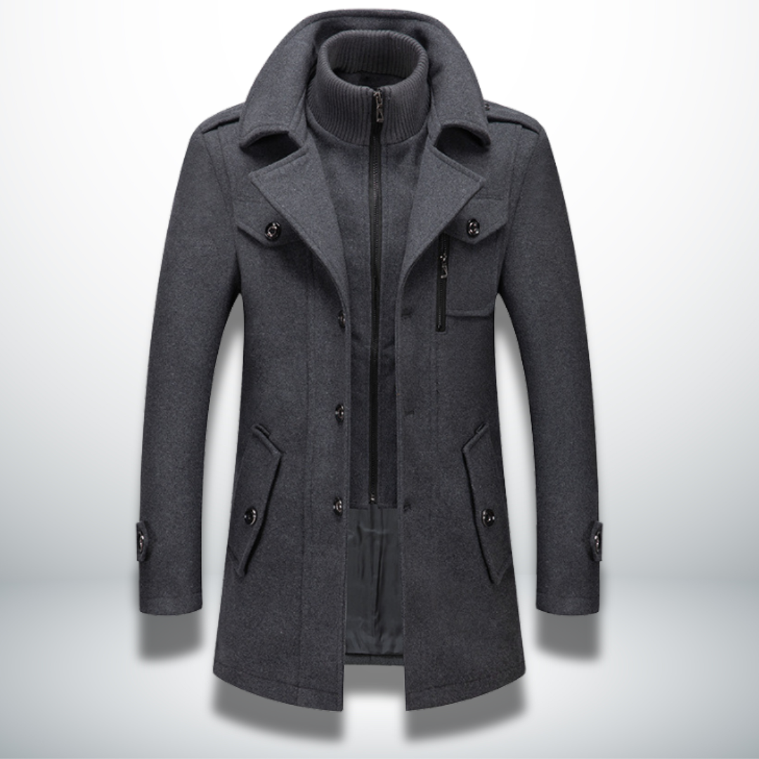 Laure™: el abrigo de invierno elegante y cómodo para hombre