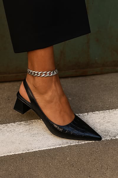 Nieves | Zapatos de tacón cuadrado elegantes