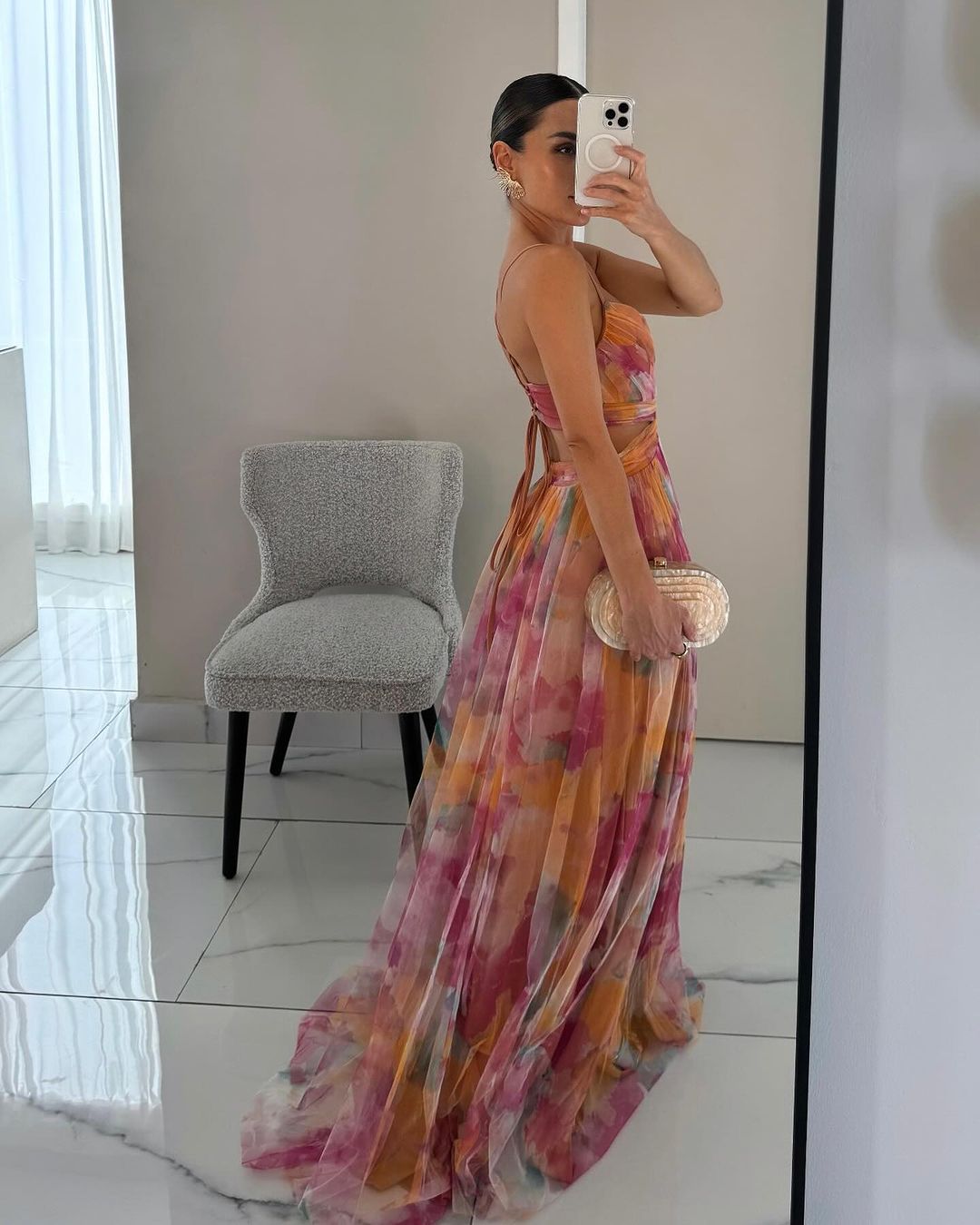 Gisela | Maxivestido con Estampado Floral