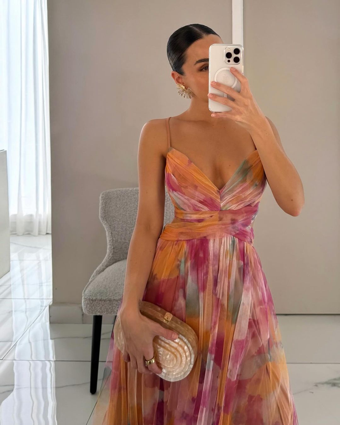 Gisela | Maxivestido con Estampado Floral