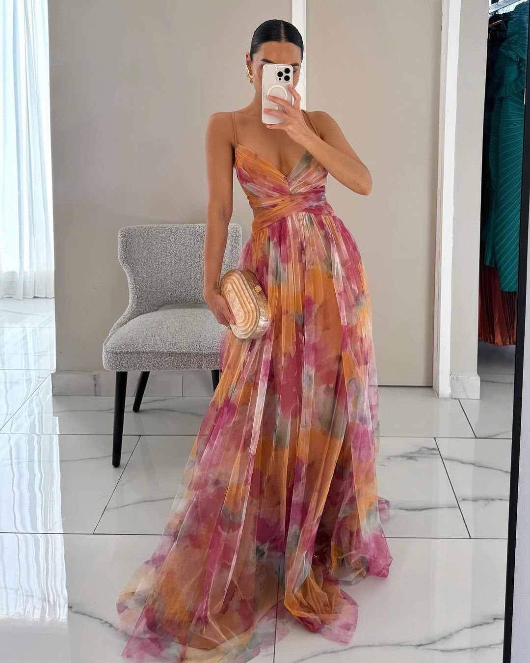 Gisela | Maxivestido con Estampado Floral