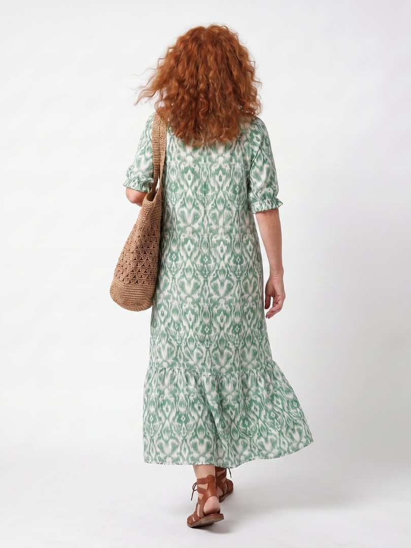 Florencia | Vestido Midi Bohemio con Pompones