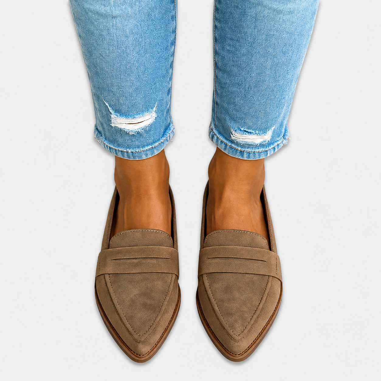 Jimena™ | Mocasines de ante