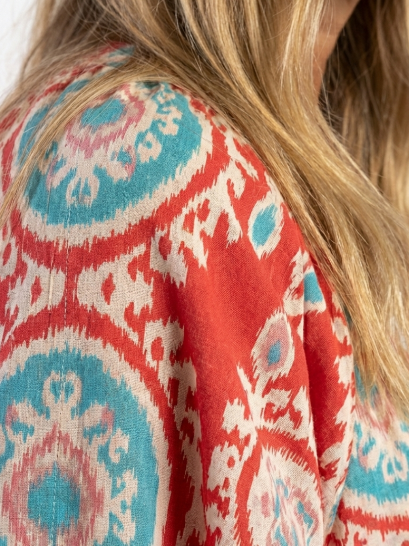 Martina | Vestido Midi Estampado Cachemir