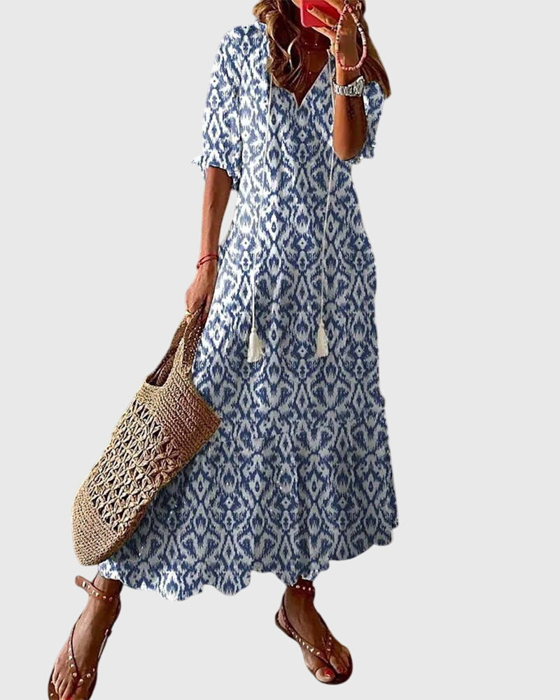 Rocío | Vestido boho vintage de verano