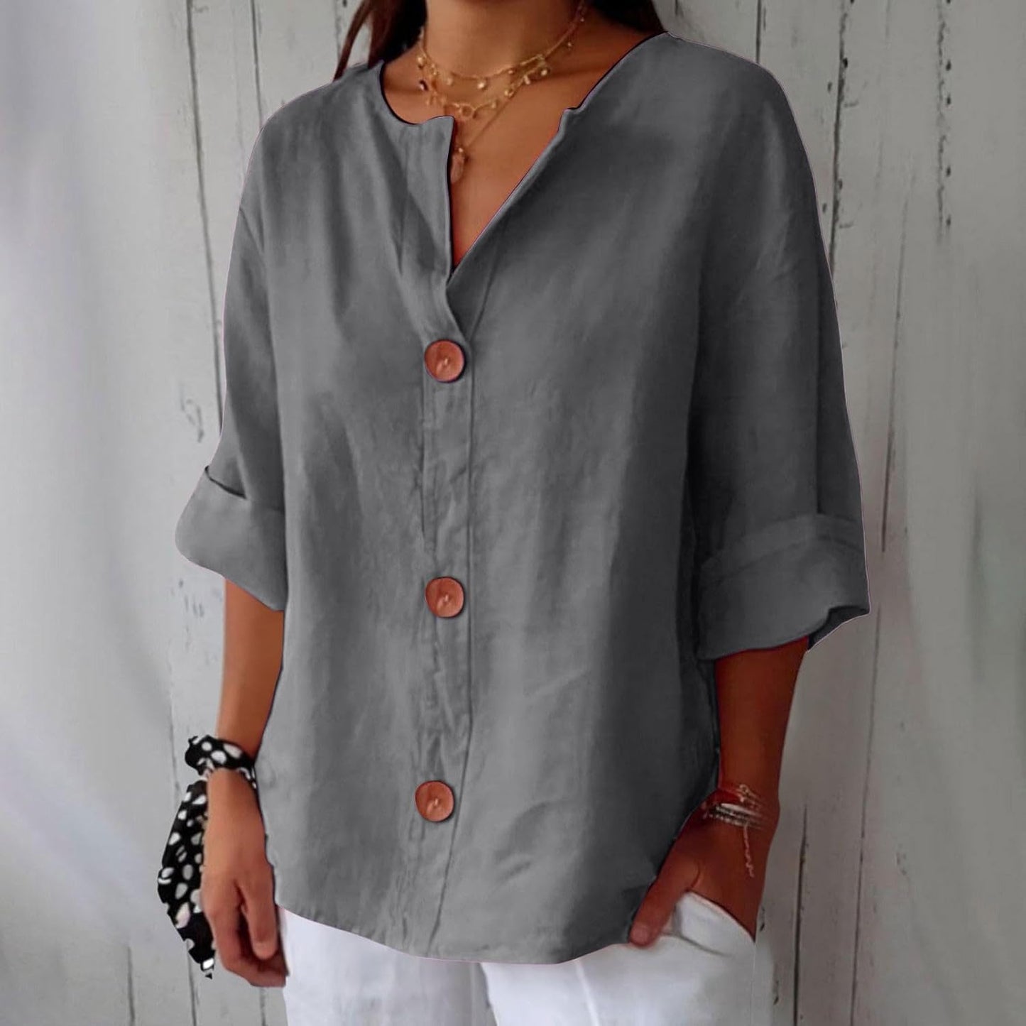 Verónica | Blusa de verano holgada