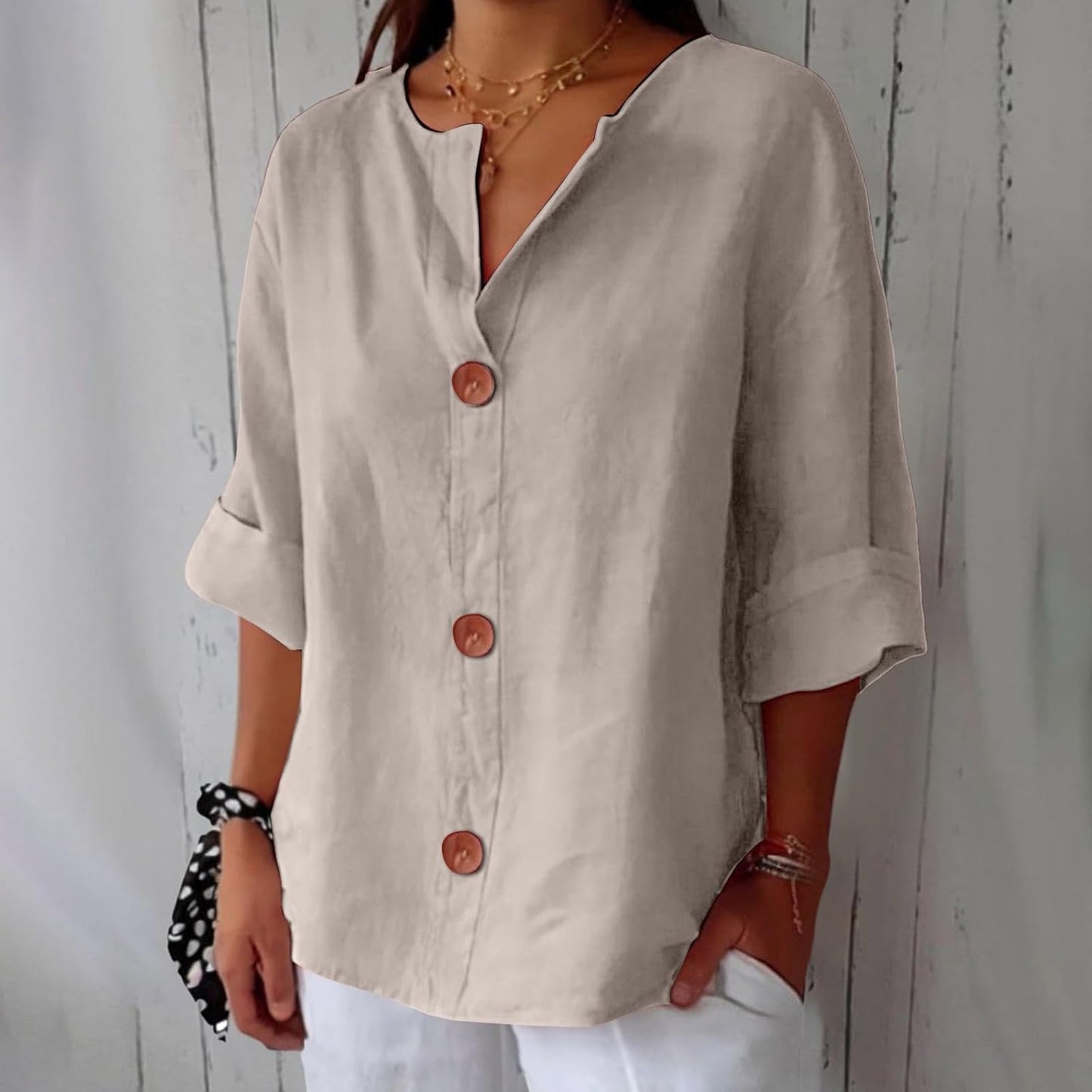 Verónica | Blusa de verano holgada