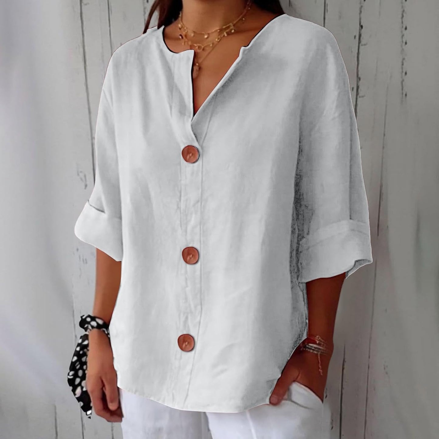 Verónica | Blusa de verano holgada