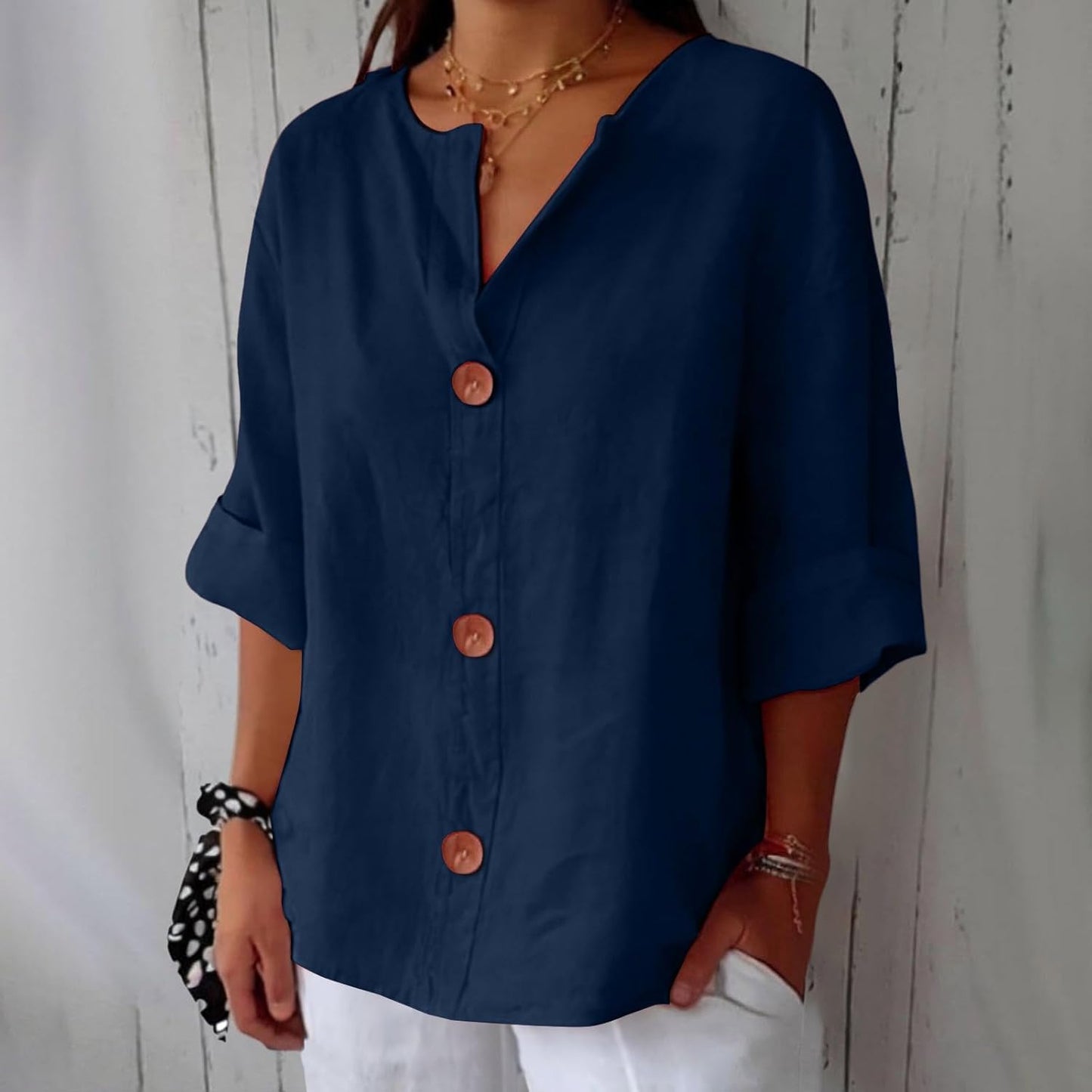 Verónica | Blusa de verano holgada