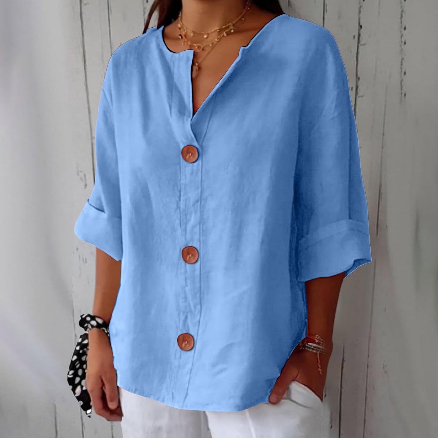 Verónica | Blusa de verano holgada