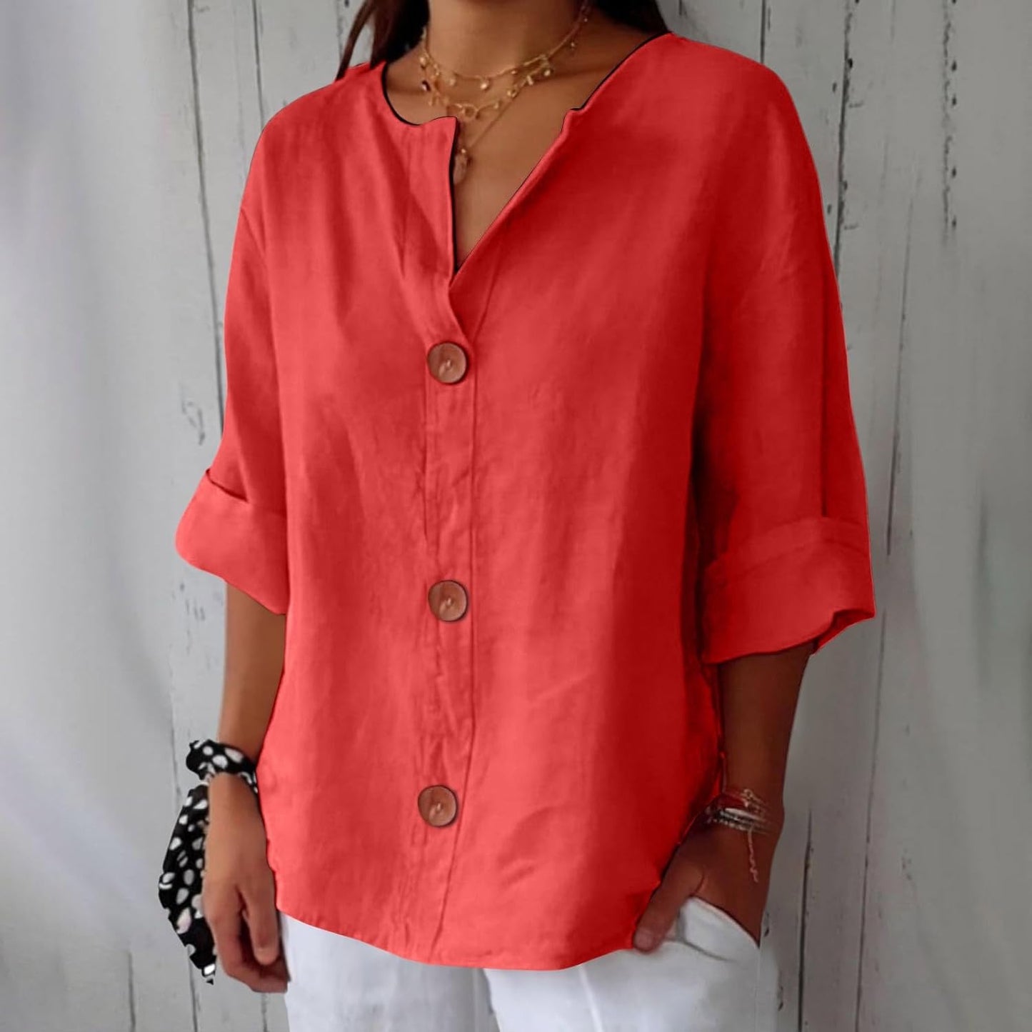 Verónica | Blusa de verano holgada
