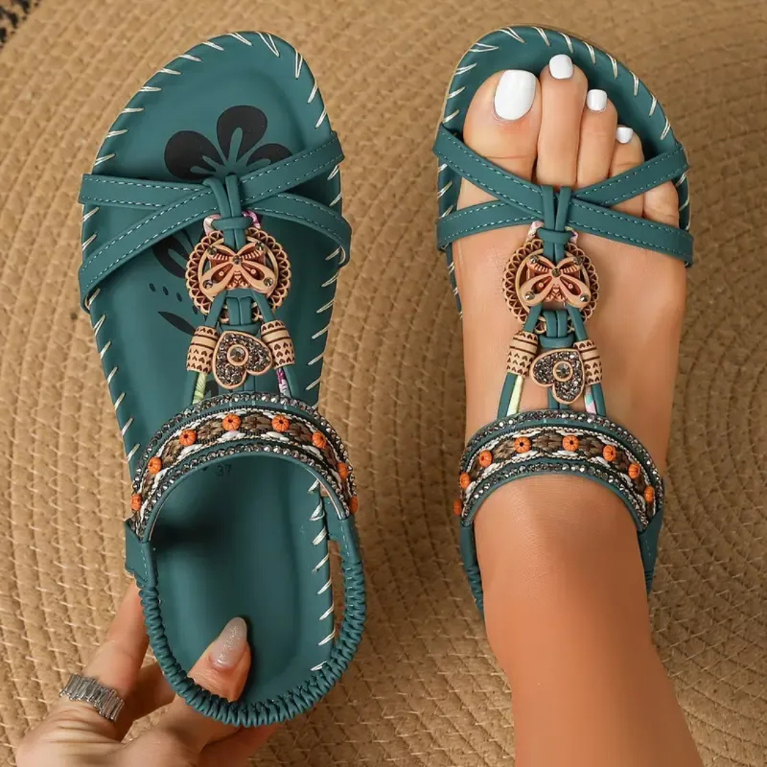 Delia | Sandalias ortopédicas estilo Ibiza