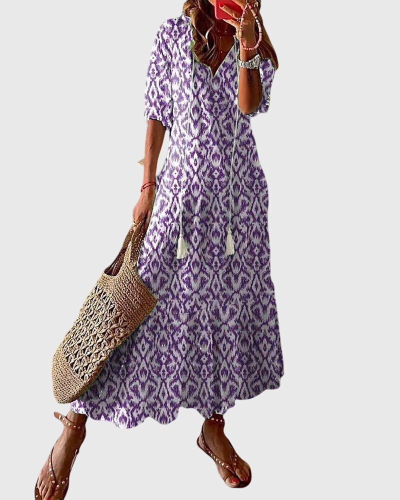 Rocío | Vestido boho vintage de verano