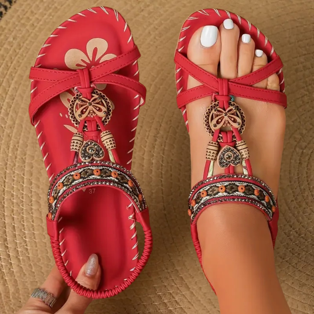 Delia | Sandalias ortopédicas estilo Ibiza