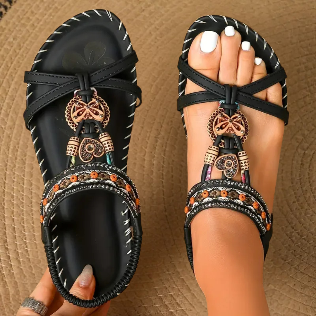 Delia | Sandalias ortopédicas estilo Ibiza