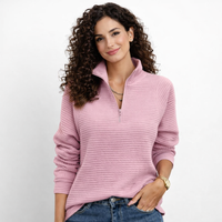 Alma Jersey cuello y cremallera