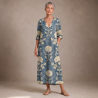 Carina | Vestido Floral Confort Diario