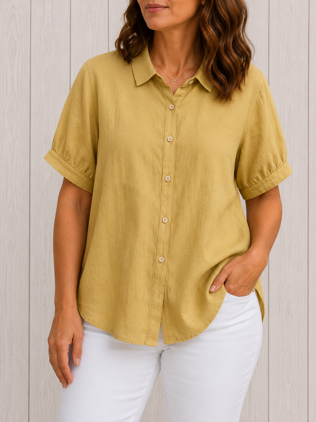 Ángeles | Camisa de botones casual