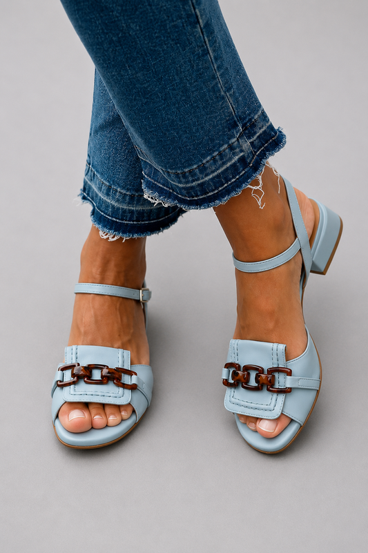 Azul | Sandalias Elegancia Costera