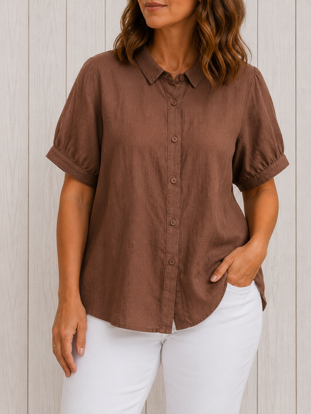 Ángeles | Camisa de botones casual
