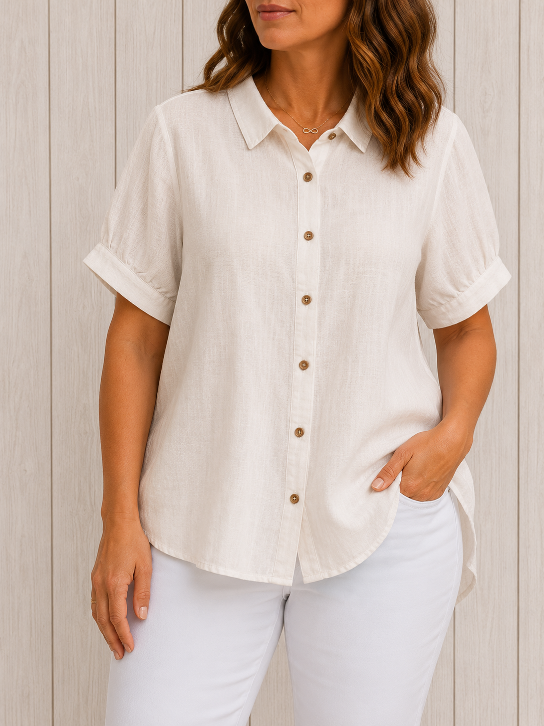 Ángeles | Camisa de botones casual