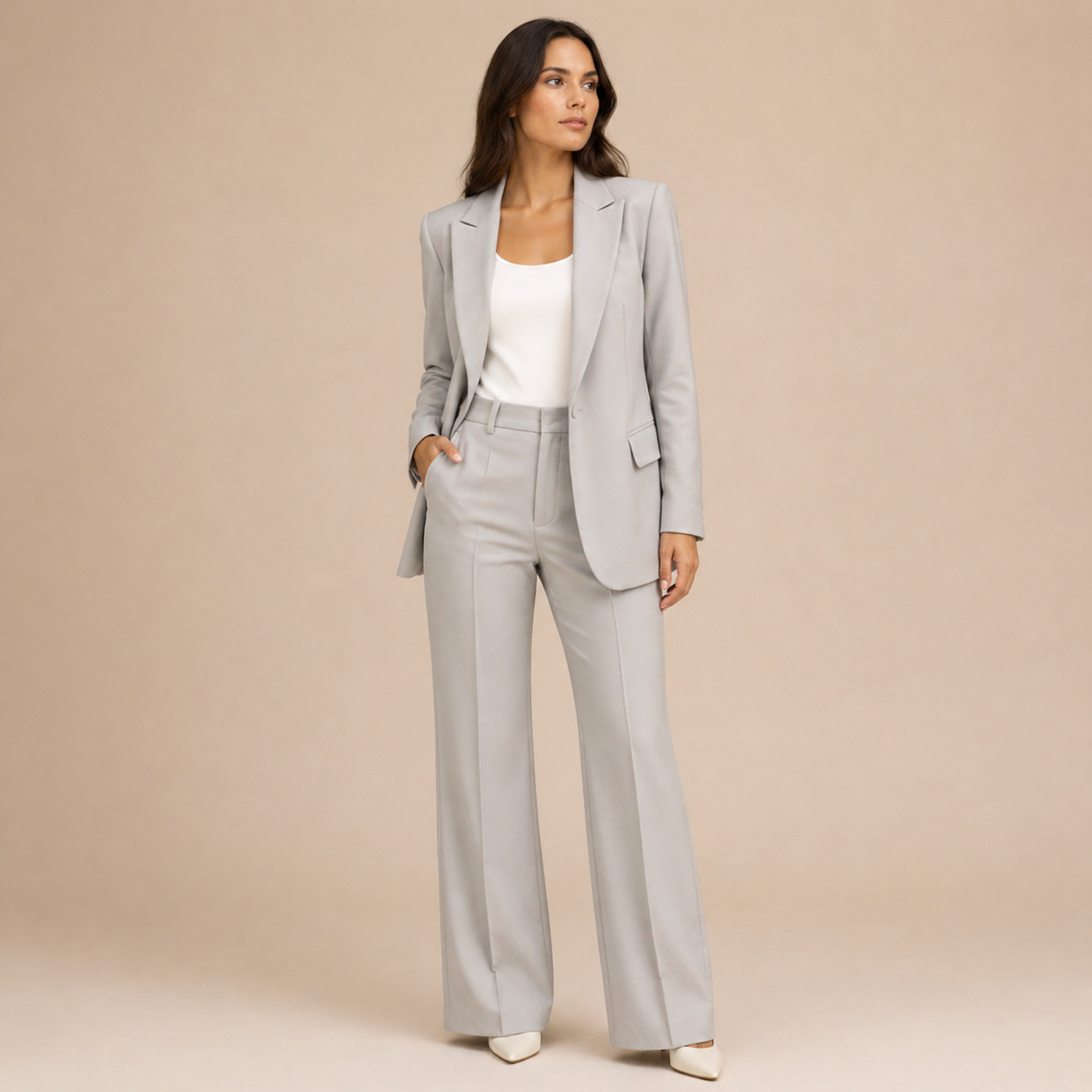 Vanesa™ | Elegante conjunto de traje con pantalones acampanados