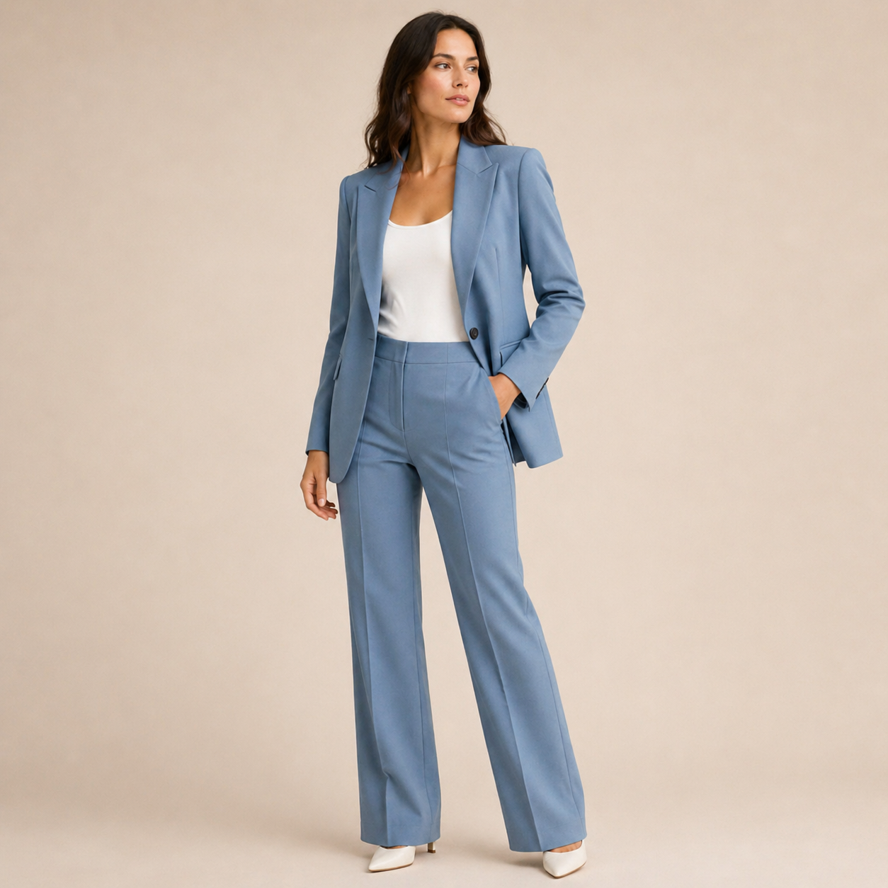 Vanesa™ | Elegante conjunto de traje con pantalones acampanados