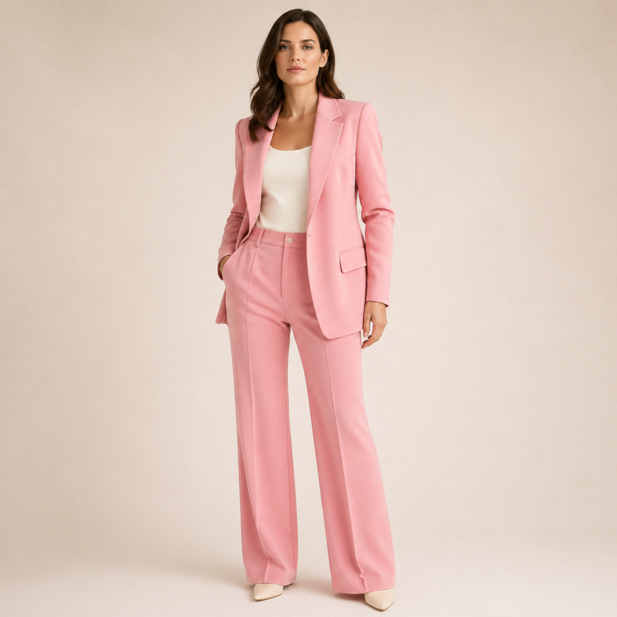 Vanesa™ | Elegante conjunto de traje con pantalones acampanados