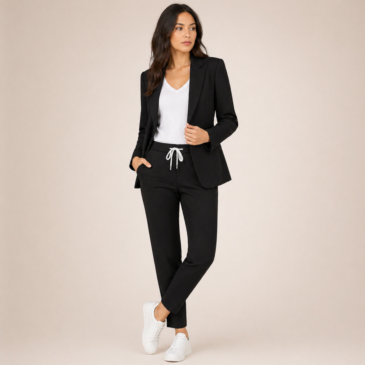 Eva™ | Conjunto de traje informal con un toque deportivo