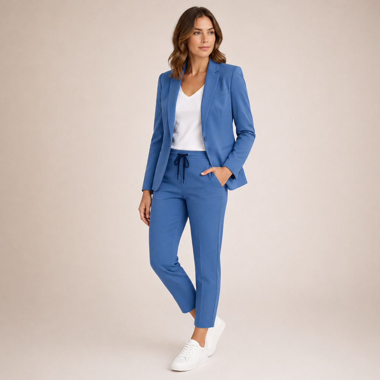 Eva™ | Conjunto de traje informal con un toque deportivo