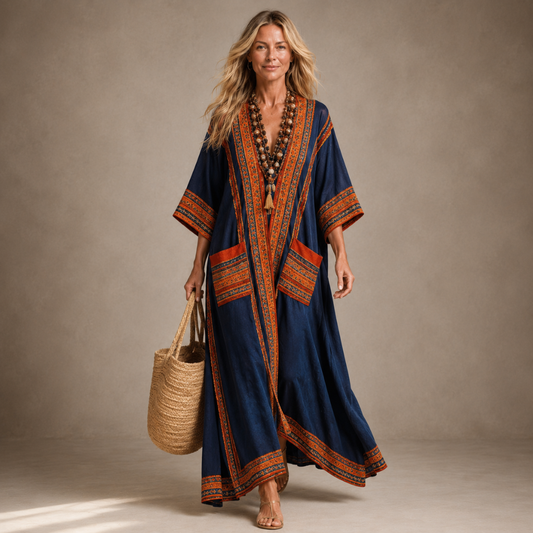 Rocío | Vestido Kaftán Largo
