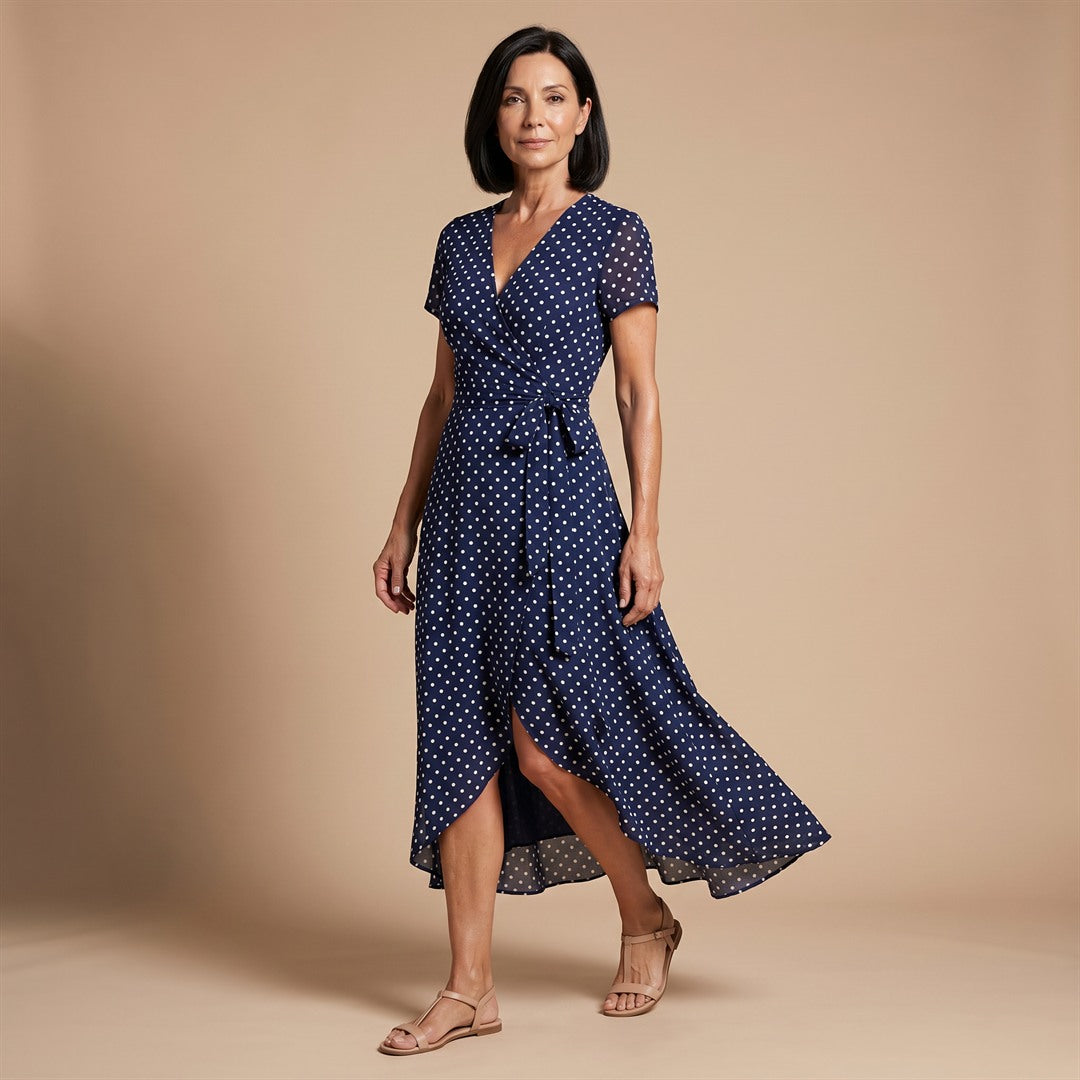 Emilia | Vestido Elegante con Escote en Pico