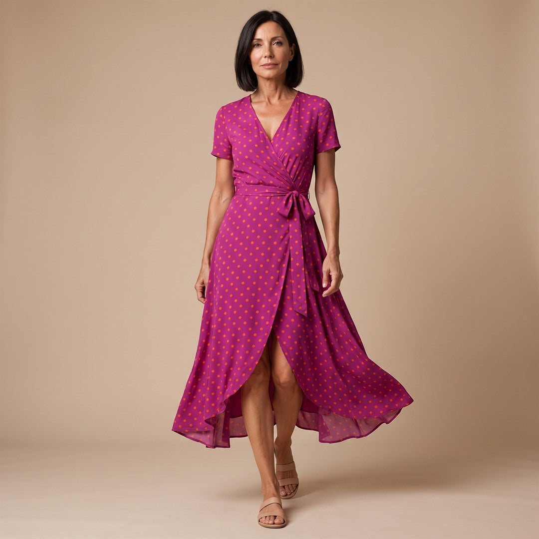 Emilia | Vestido Elegante con Escote en Pico