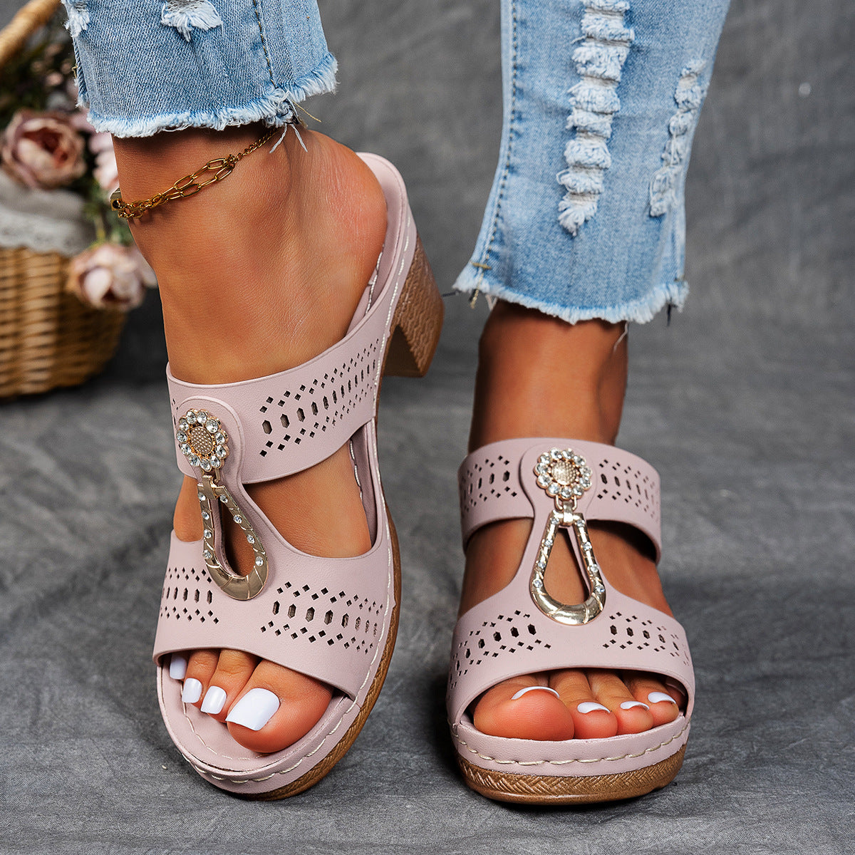Isabella™ | Sandalias de tacón alto ortopédicas para mayor comodidad